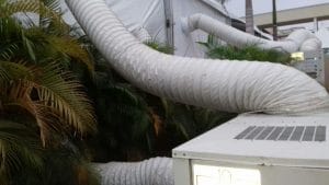 Renta de Aire acondicionado para Pabellones Carpas y Domos