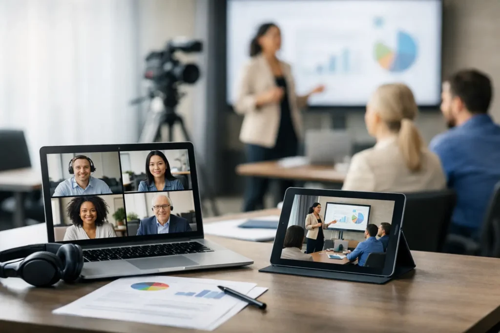 Cómo planear un evento híbrido empresarial