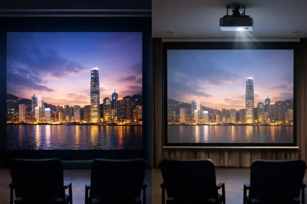 LED wall vs proyección: qué conviene más