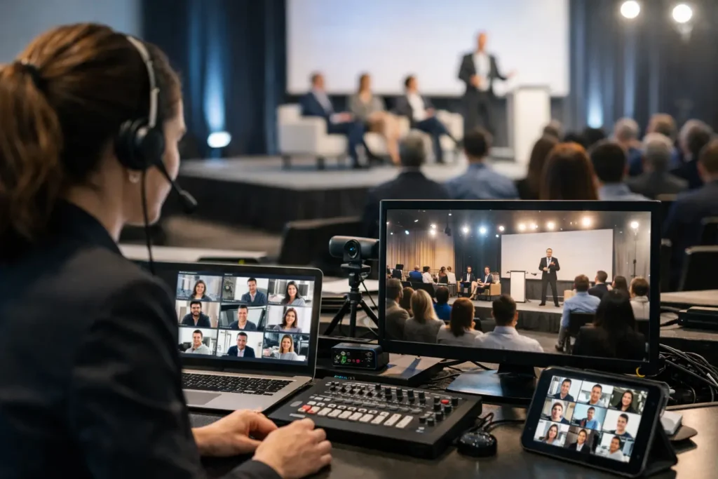 Logística de eventos híbridos sin fallos
