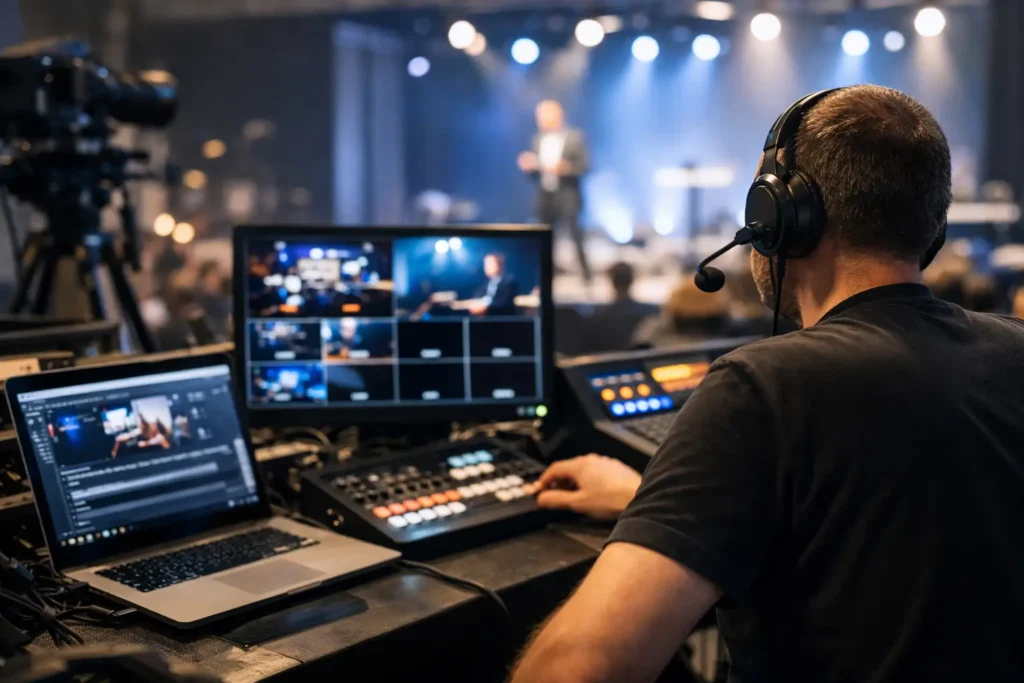 Qué incluye soporte técnico audiovisual en eventos