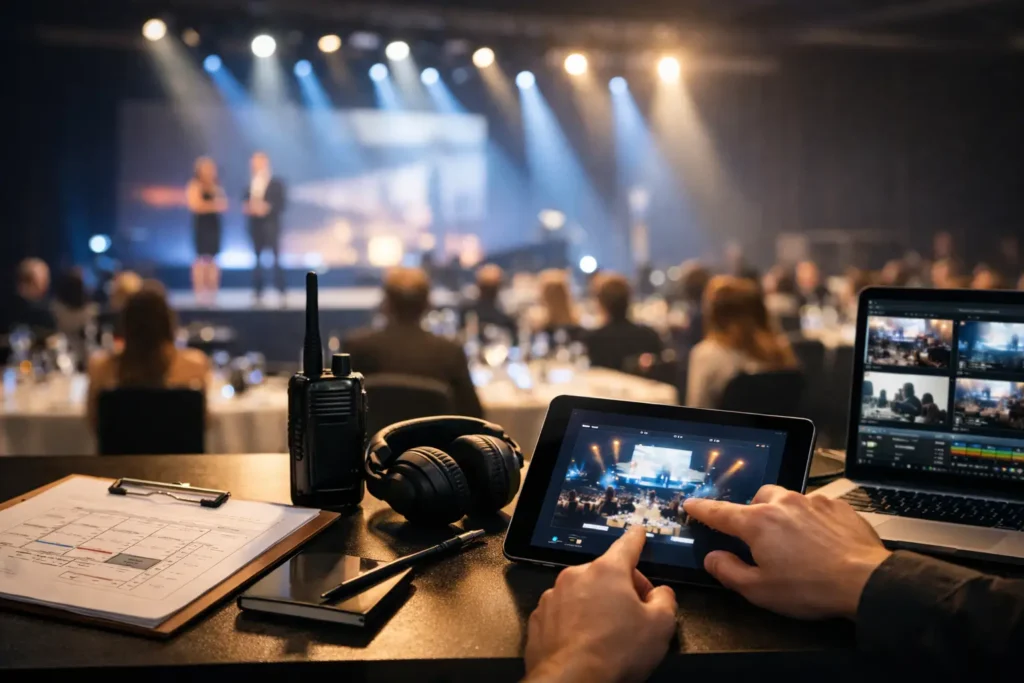 Guía de producción para eventos empresariales