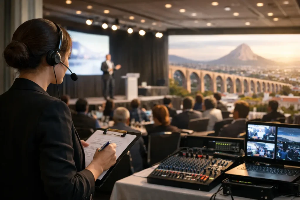 Producción de congresos en Querétaro sin fallos