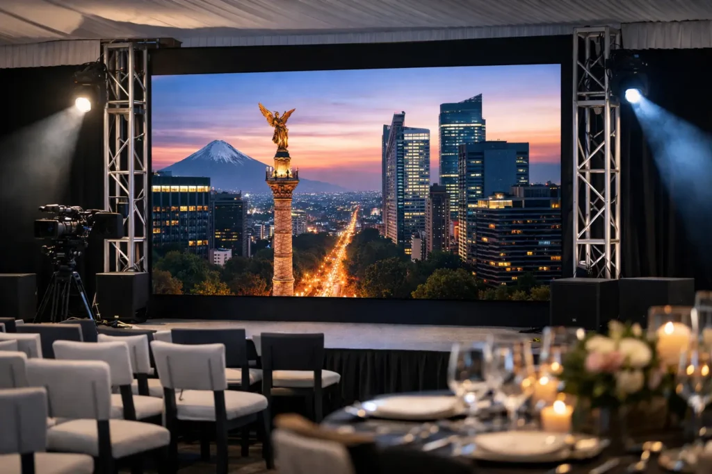 Renta de pantallas LED en CDMX para eventos
