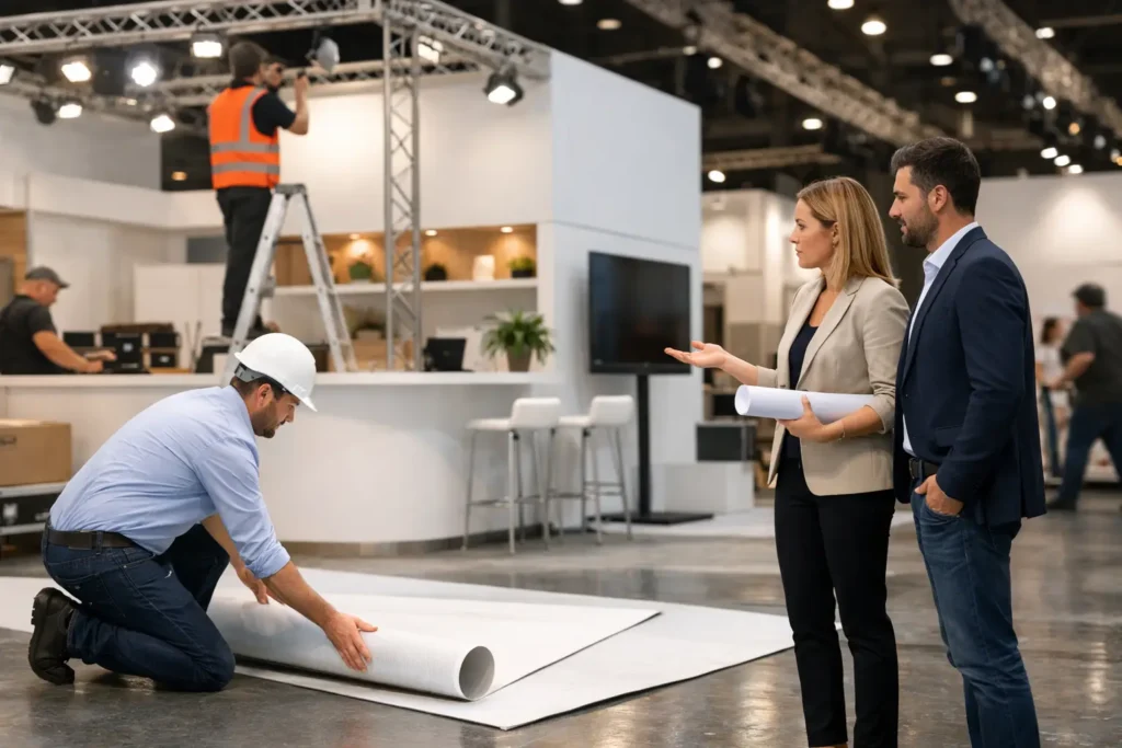 Cómo montar un stand en una expo sin errores